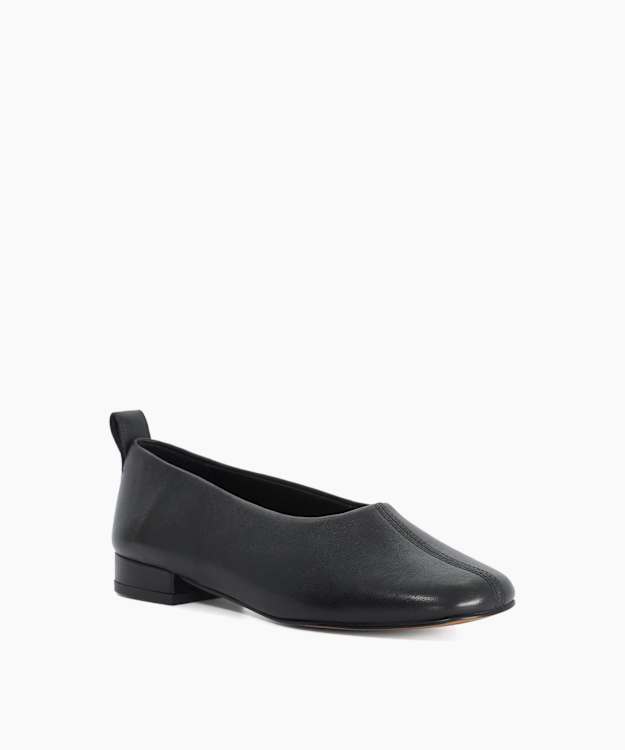 Highmark Black - Leather Ballet Pumps