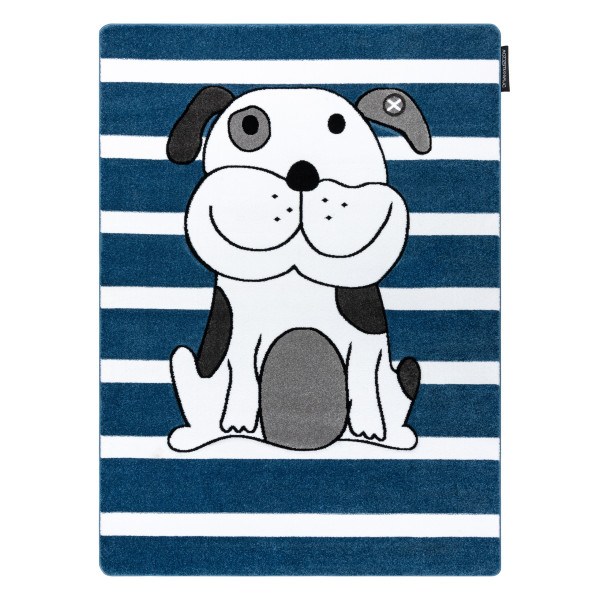Dywan PETIT PUPPY PIESEK SZCZENIAK niebieski 140x190 cm