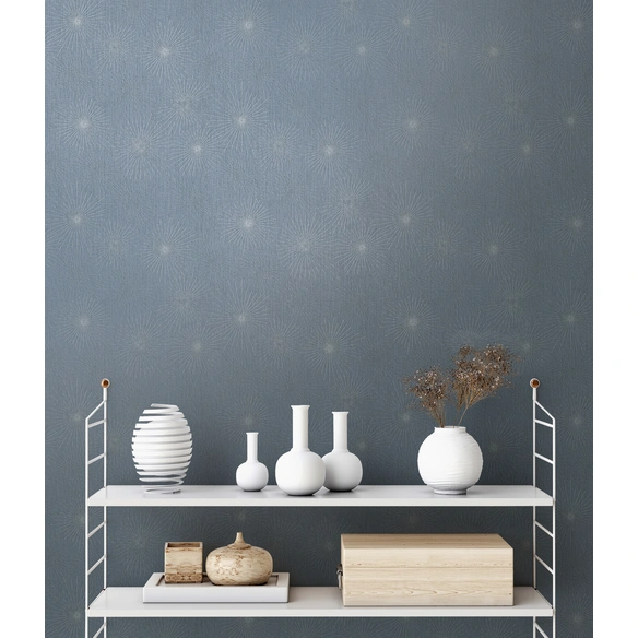 Vliestapete, BxL: 53 x 1005 cm, blau
