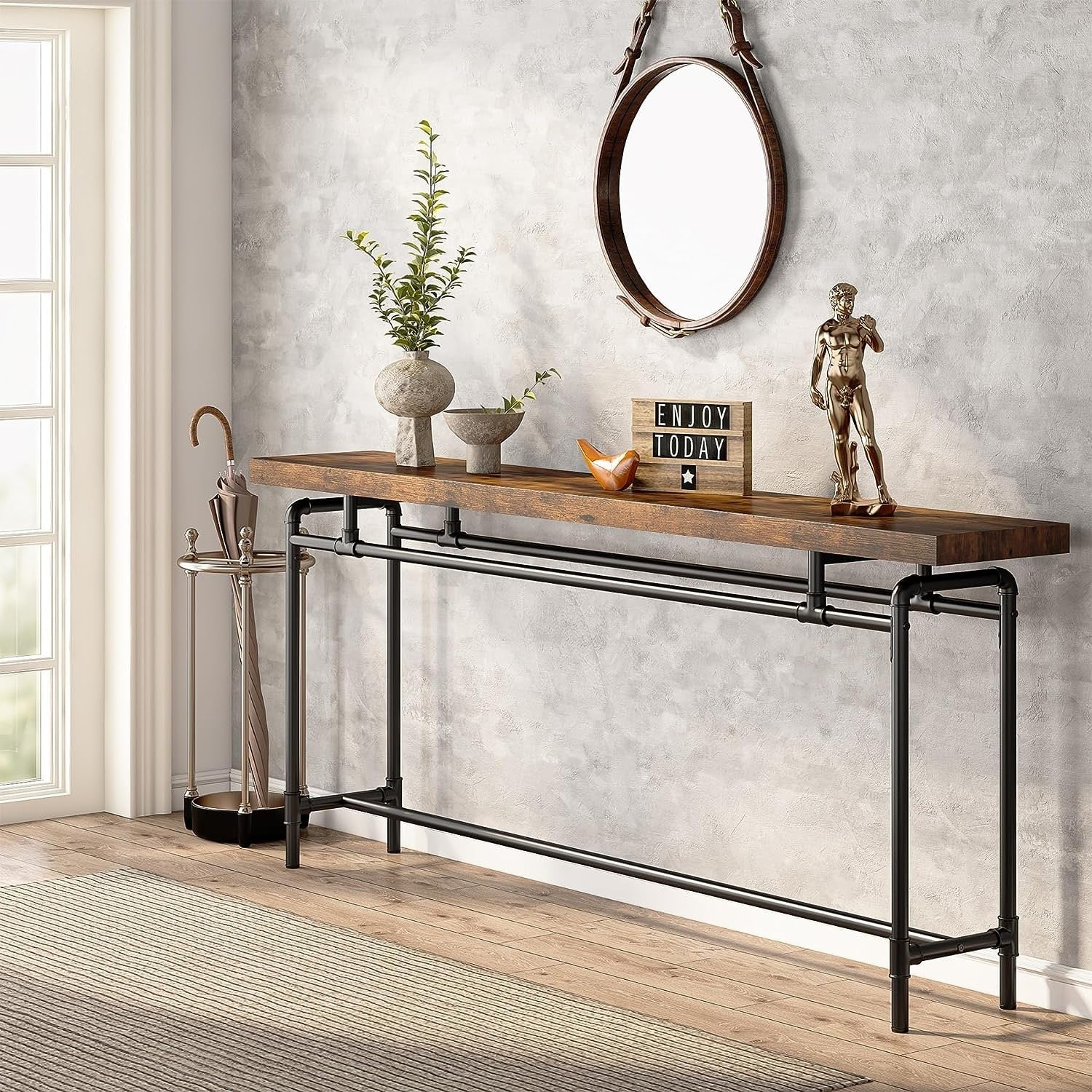 70.9 Inches Extra Long Console Sofa Table