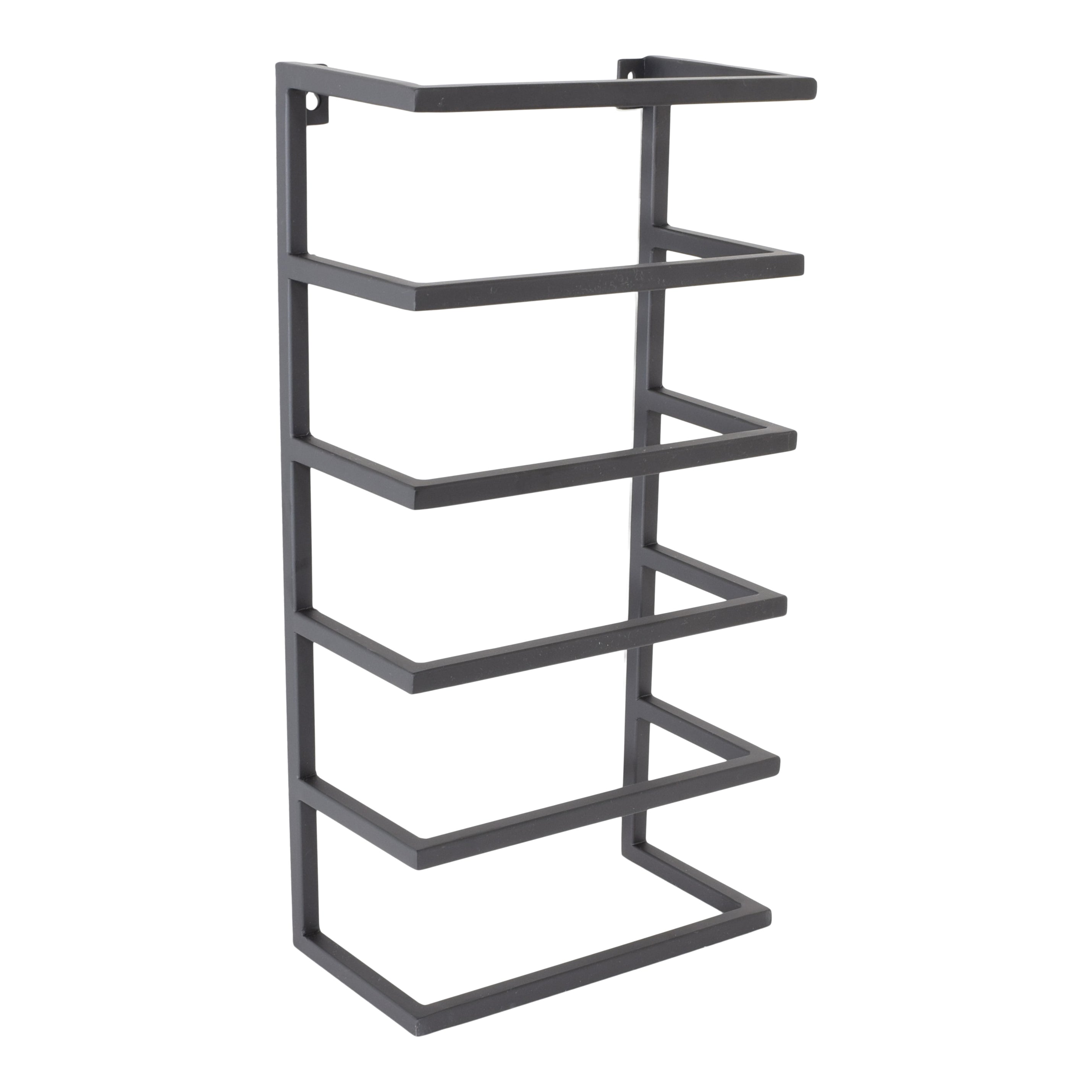 LOFT42 Kick Wandhanddoekenhouder 5 laags - Zwart - Metaal