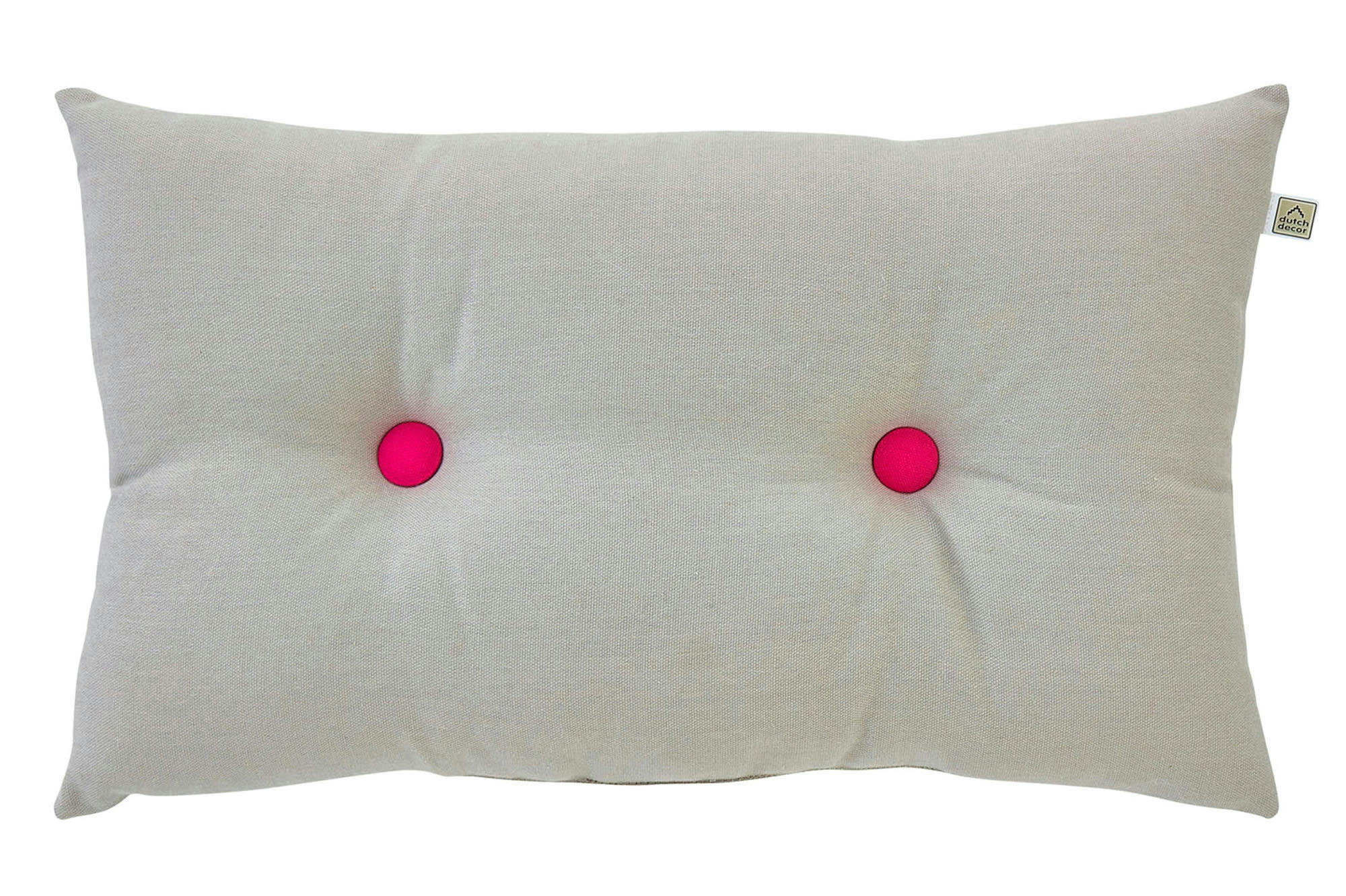 - Coussin - gris doux 30x50 cm unique