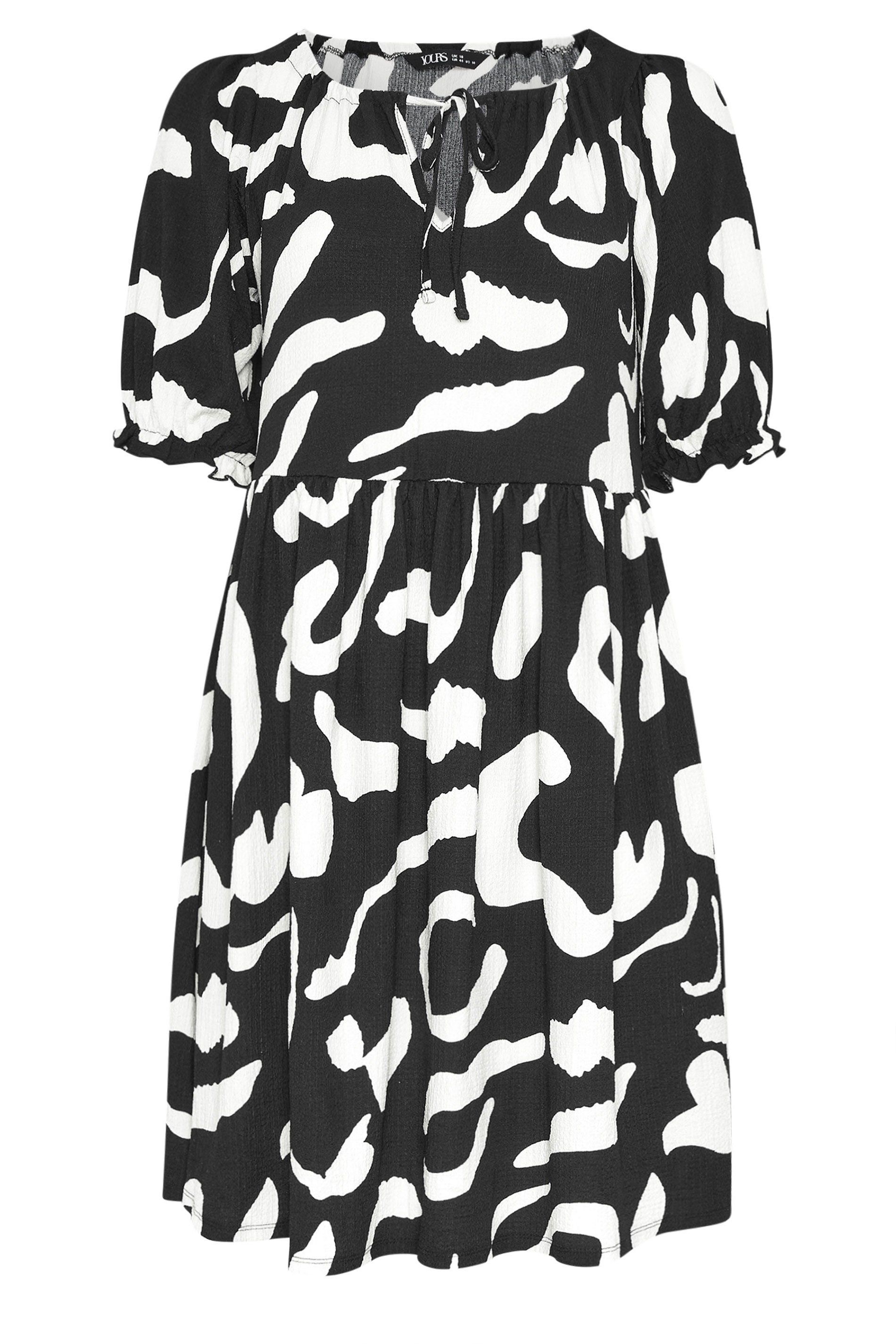 Yours Abstract Tie Front Dress