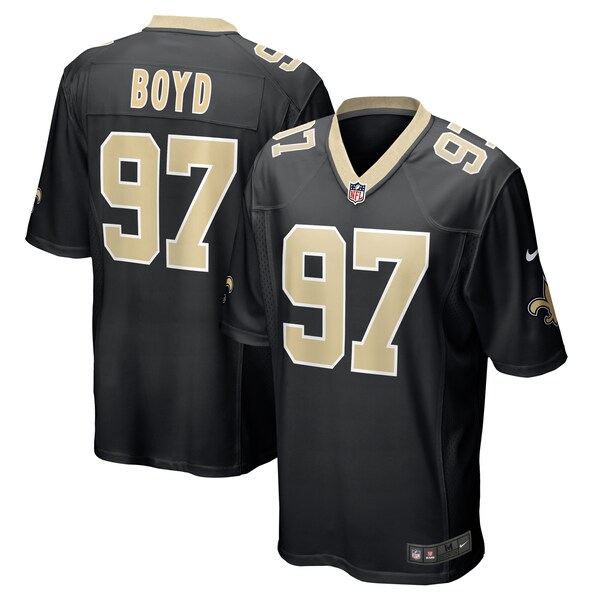 Khristian Boyd New Orleans Saints Nike  Game Jersey -  Black