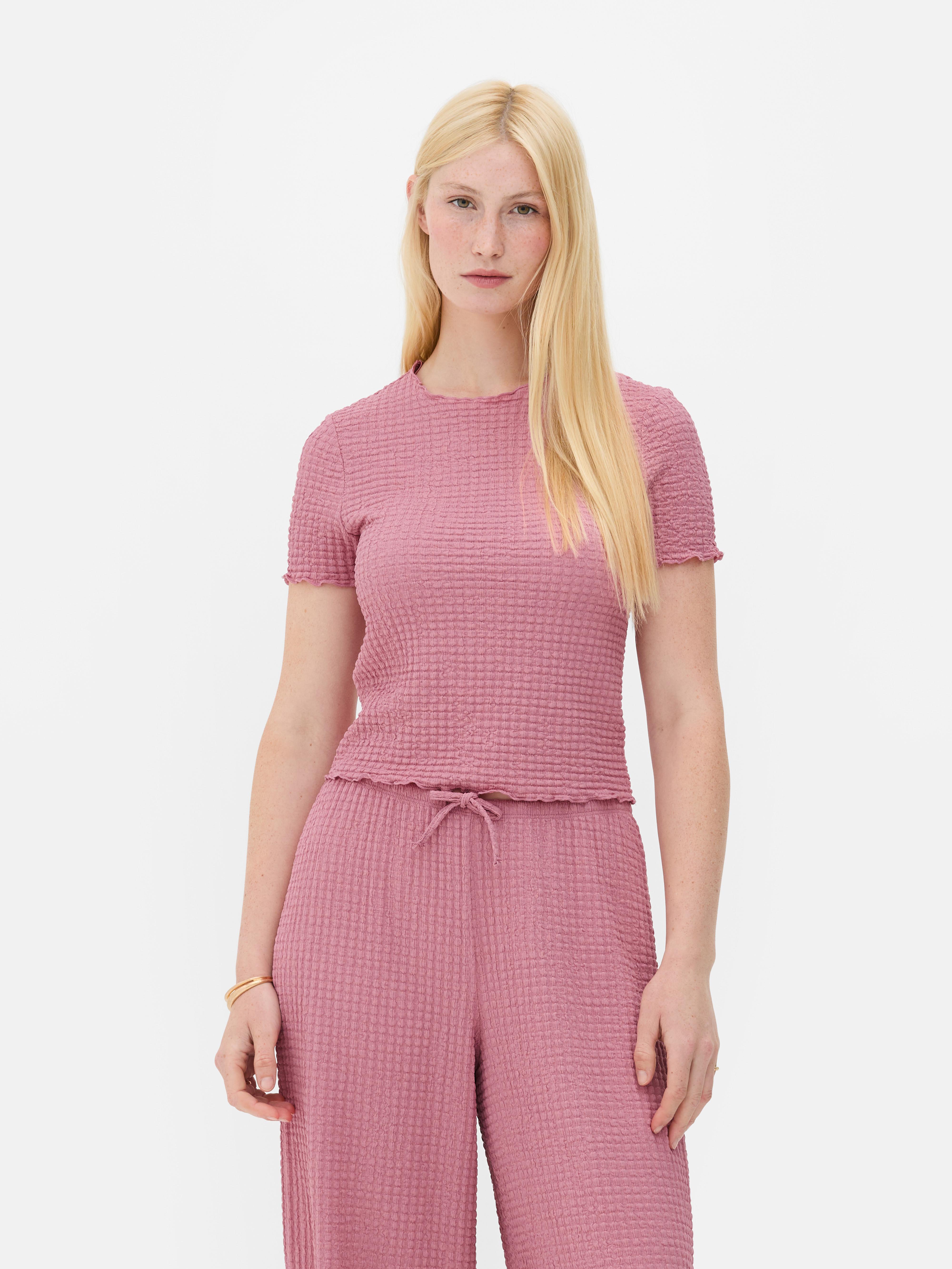 Crewneck Crinkle Top