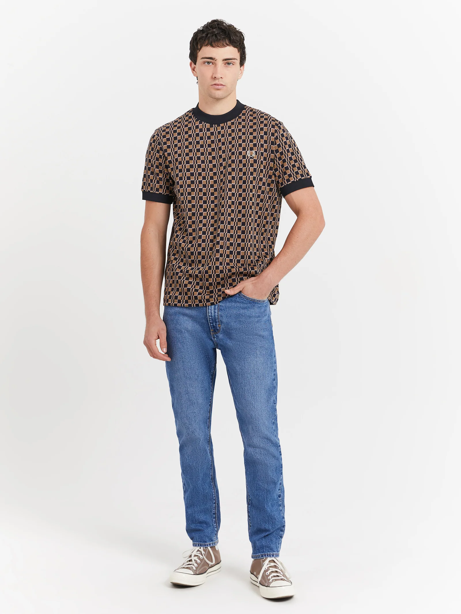 A Dropped Slim Jeans