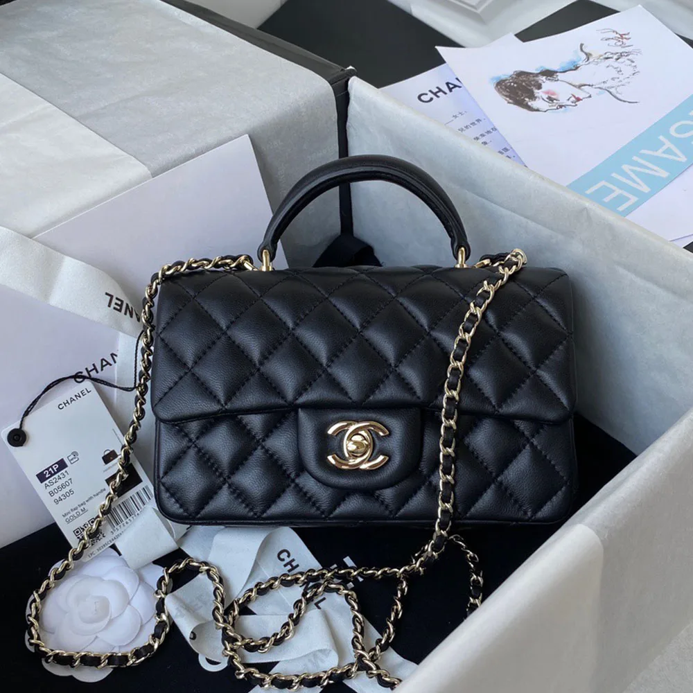 Chanle   Mini Top Handle CF