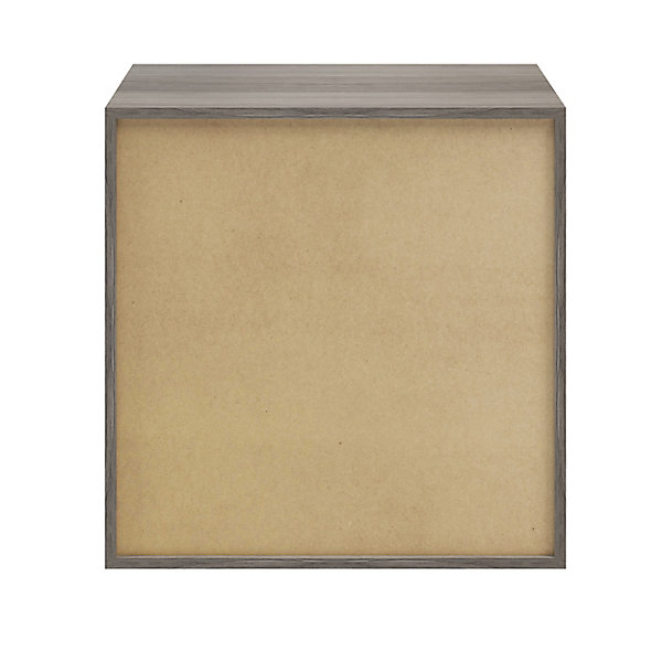 Caisson effet chêne grisé GoodHome Atomia H. 75 x L. 75 x P. 45 cm