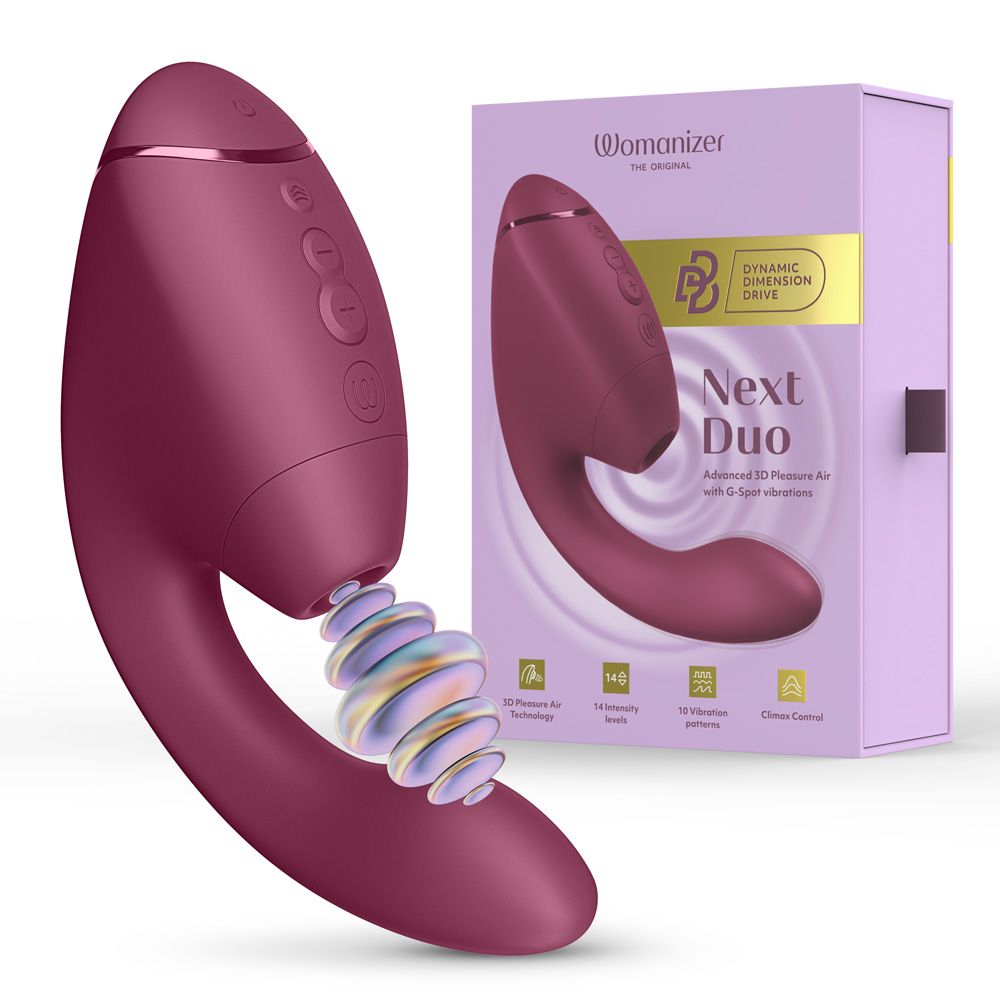 Next Duo - Klitoraler & G-Punkt Dual-Stimulator mit 3D Pleasure Air
