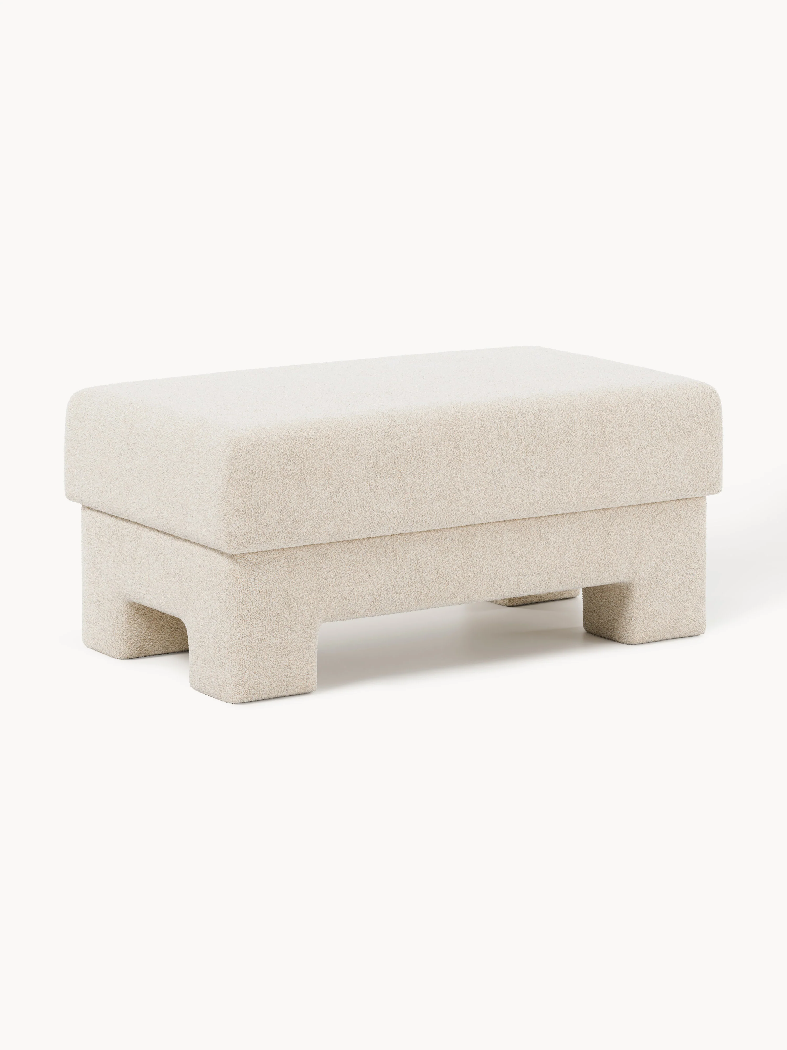 Sofa-Hocker Atlas aus Bouclé