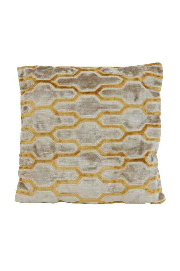 Light & Living kussen JEMBANA - 45x45cm - geel