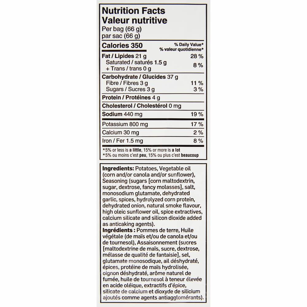FRANK BBQ Potato Chips, 66-g