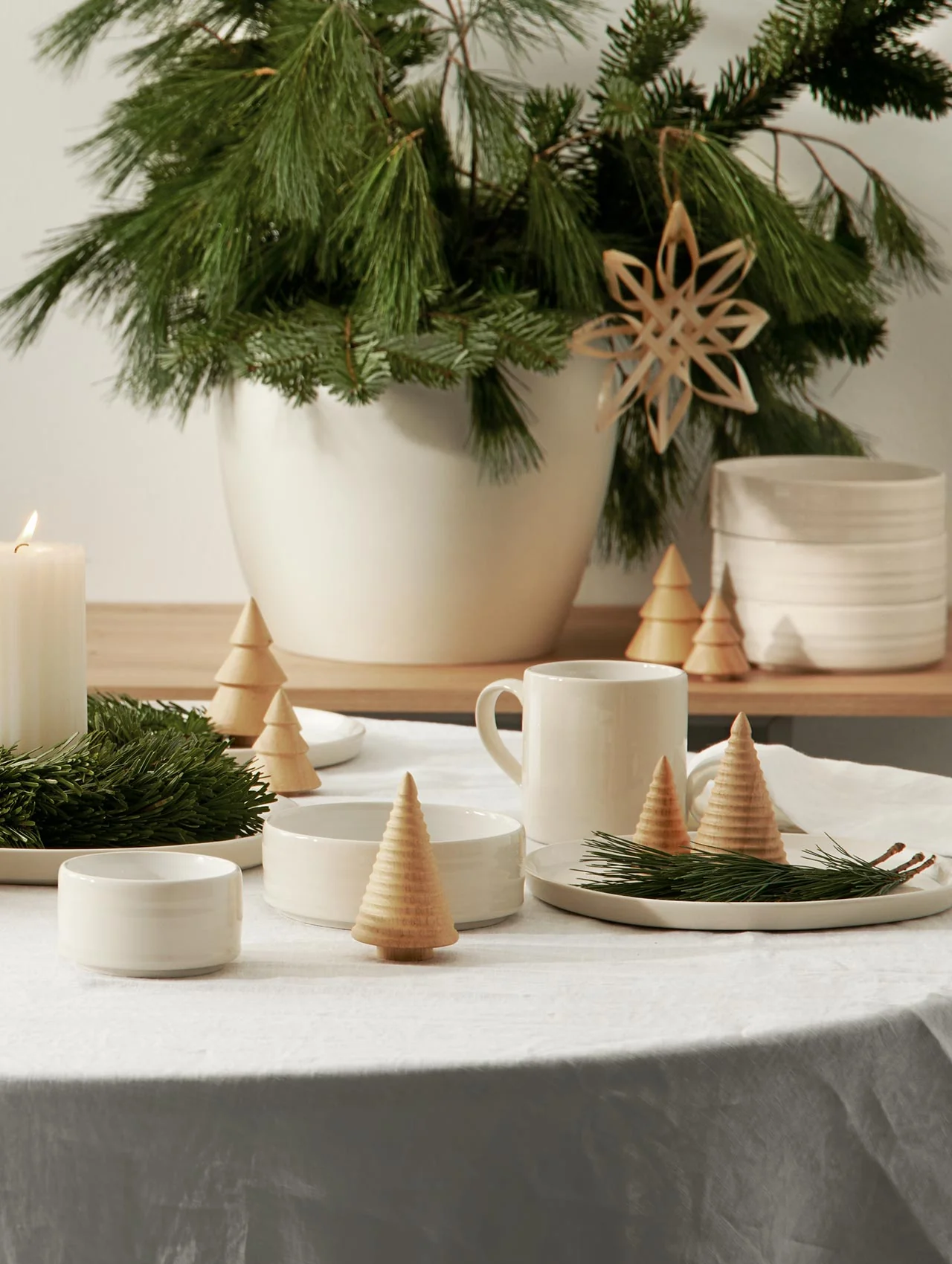 deko tannenbaum, gerillt