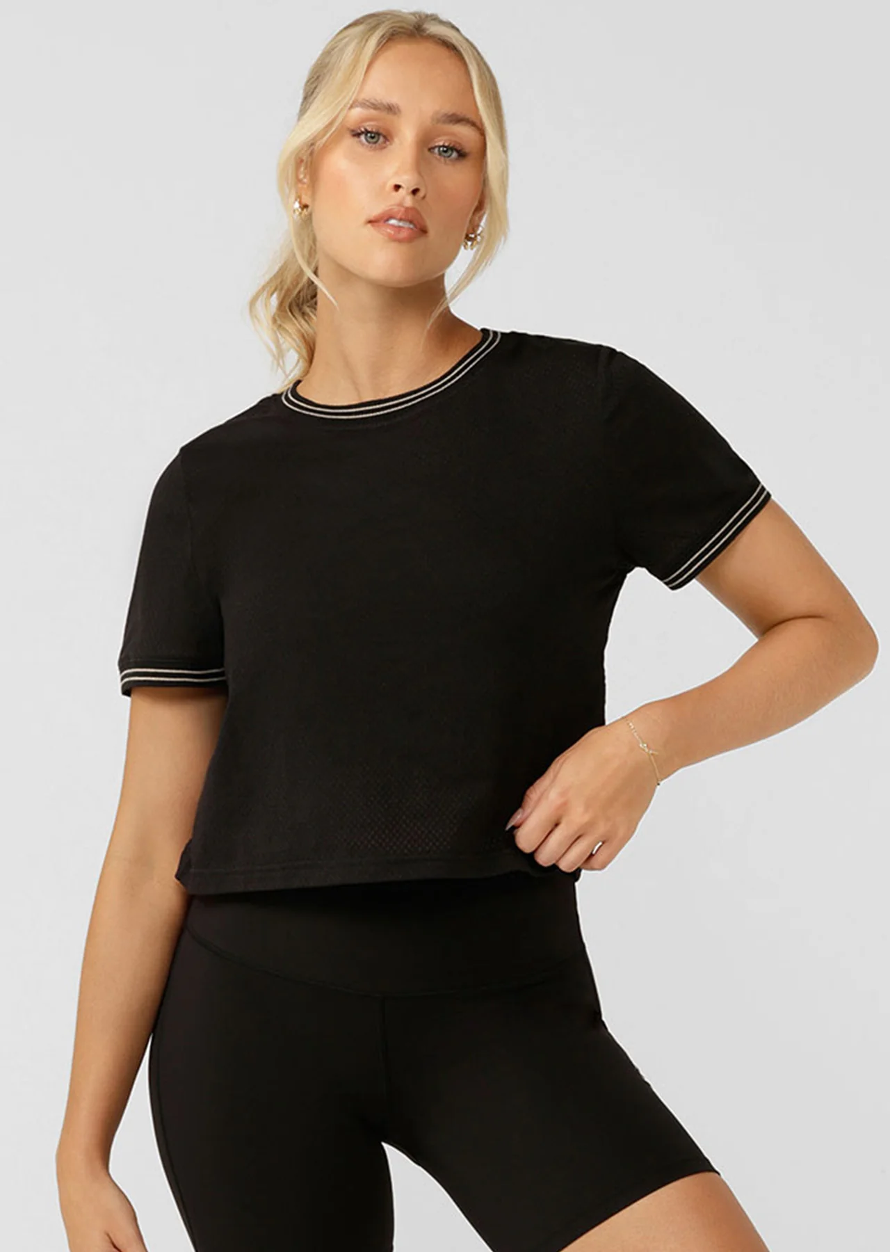 Slam Dunk Mesh Cropped Tee