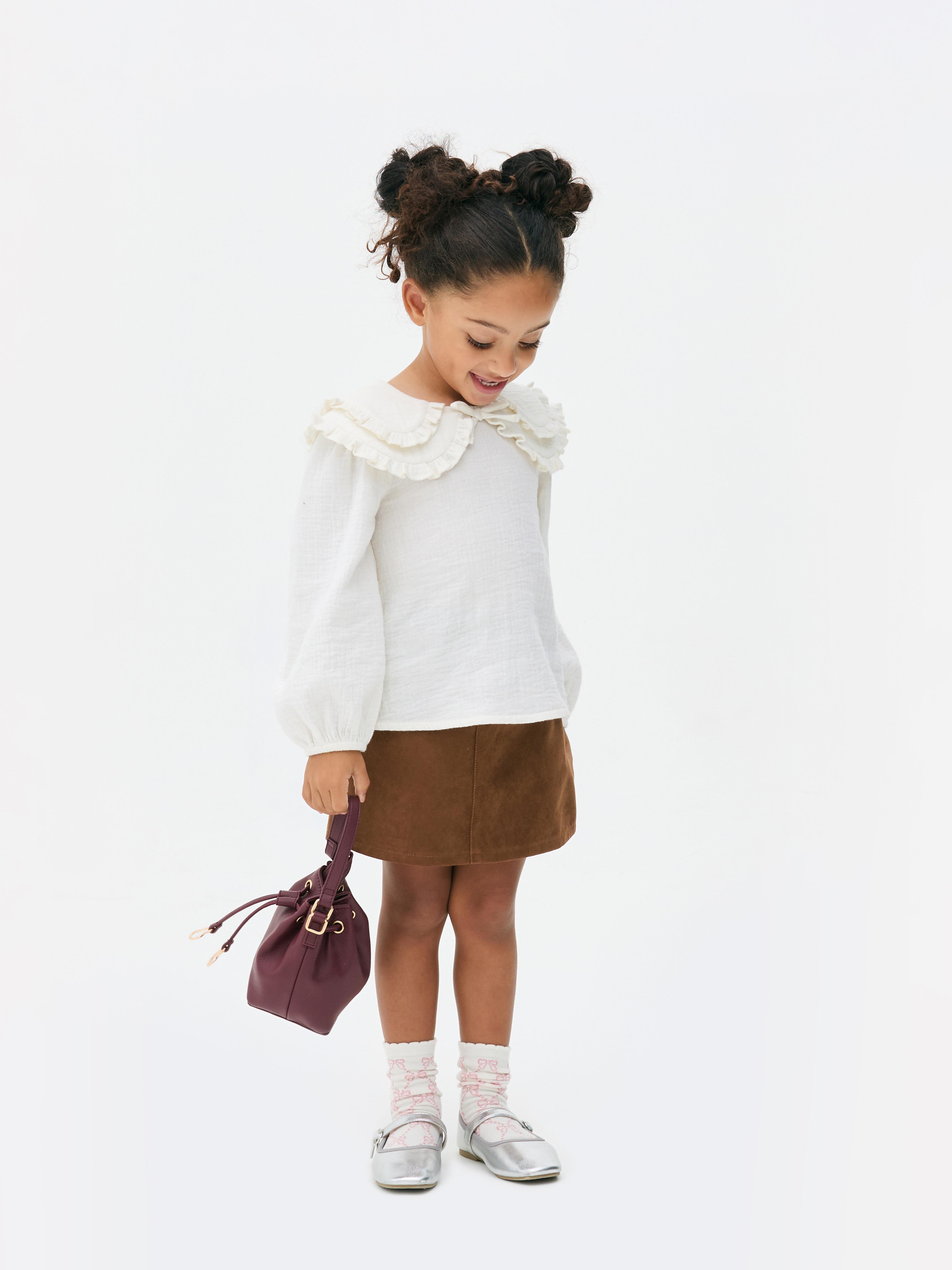 1.5-8yrs | Double Peter Pan Collar Blouse