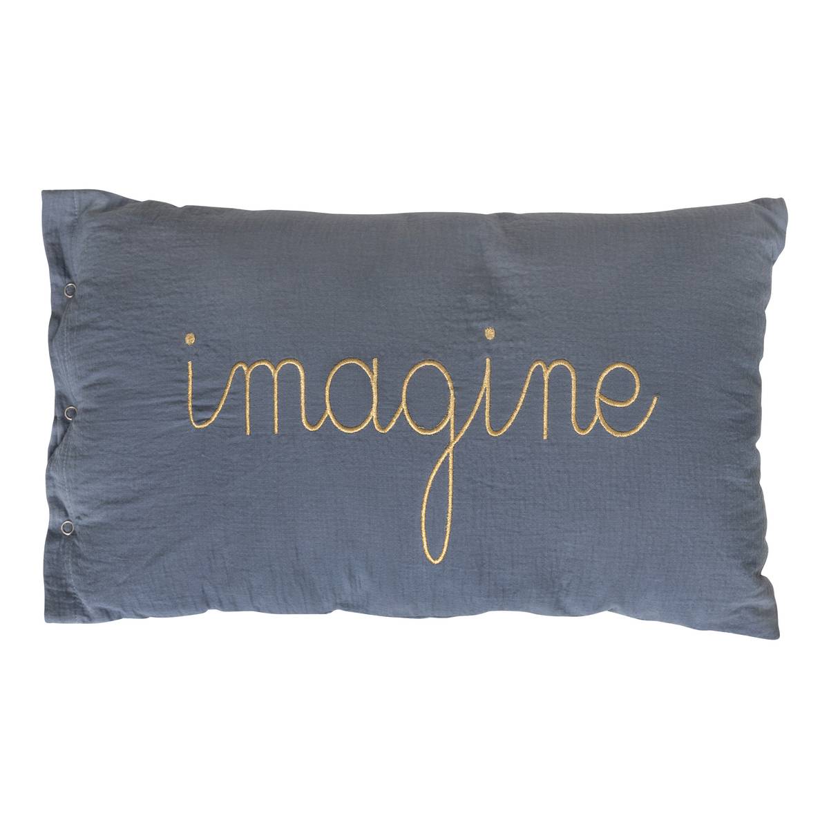 Cushion "Lili" Gray Blue, 50x30 cm