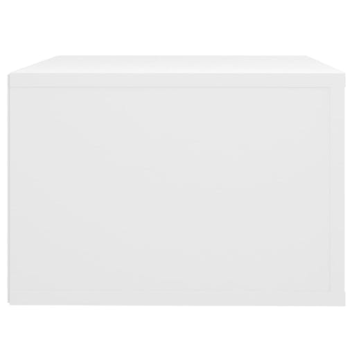 NNEVL Wall-mounted Bedside Cabinets 2 pcs White 50x36x25 cm