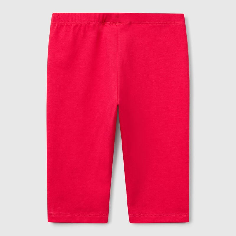 3/4 leggings in stretch cotton