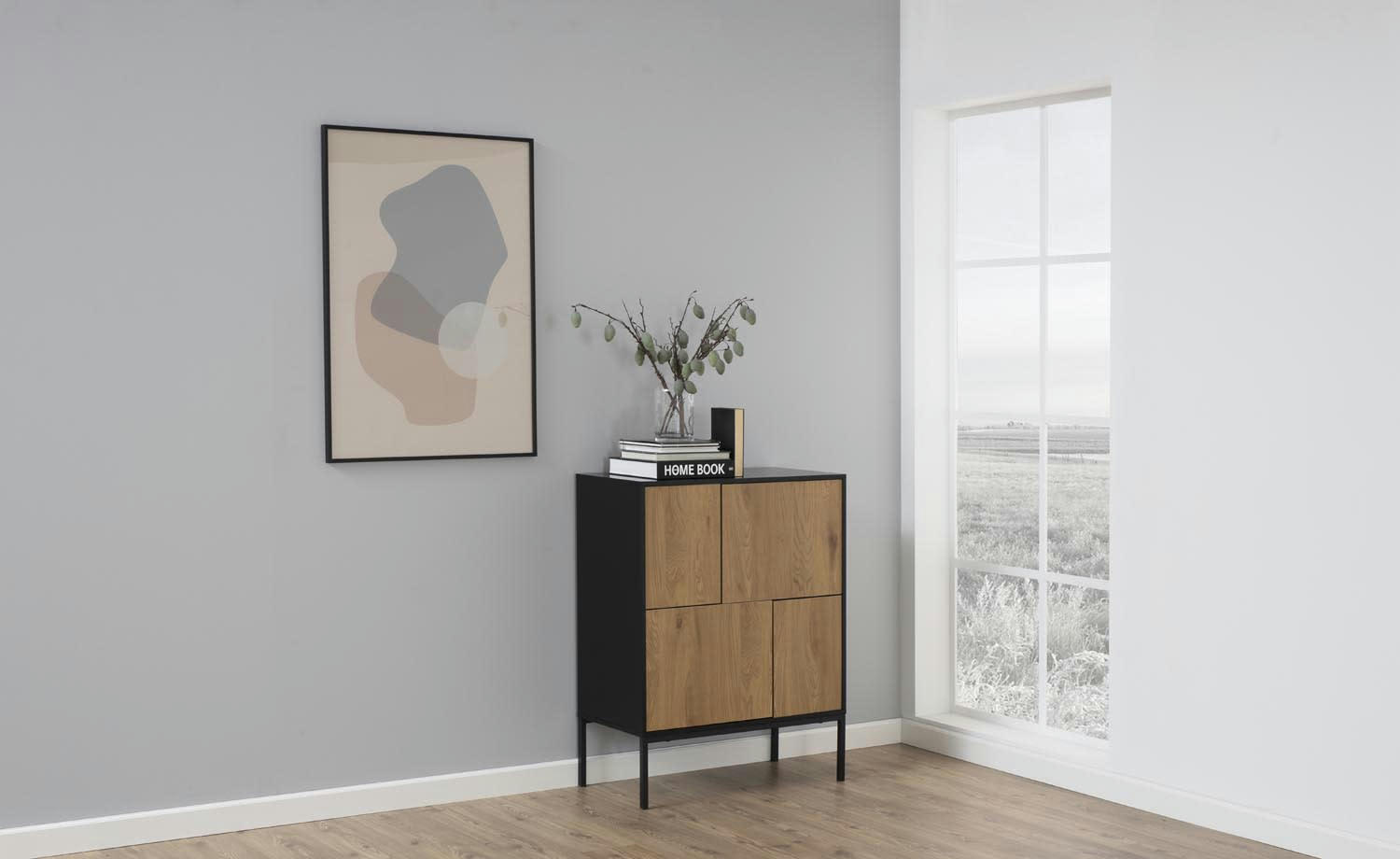 FACTORY - Buffet industriel avec placard