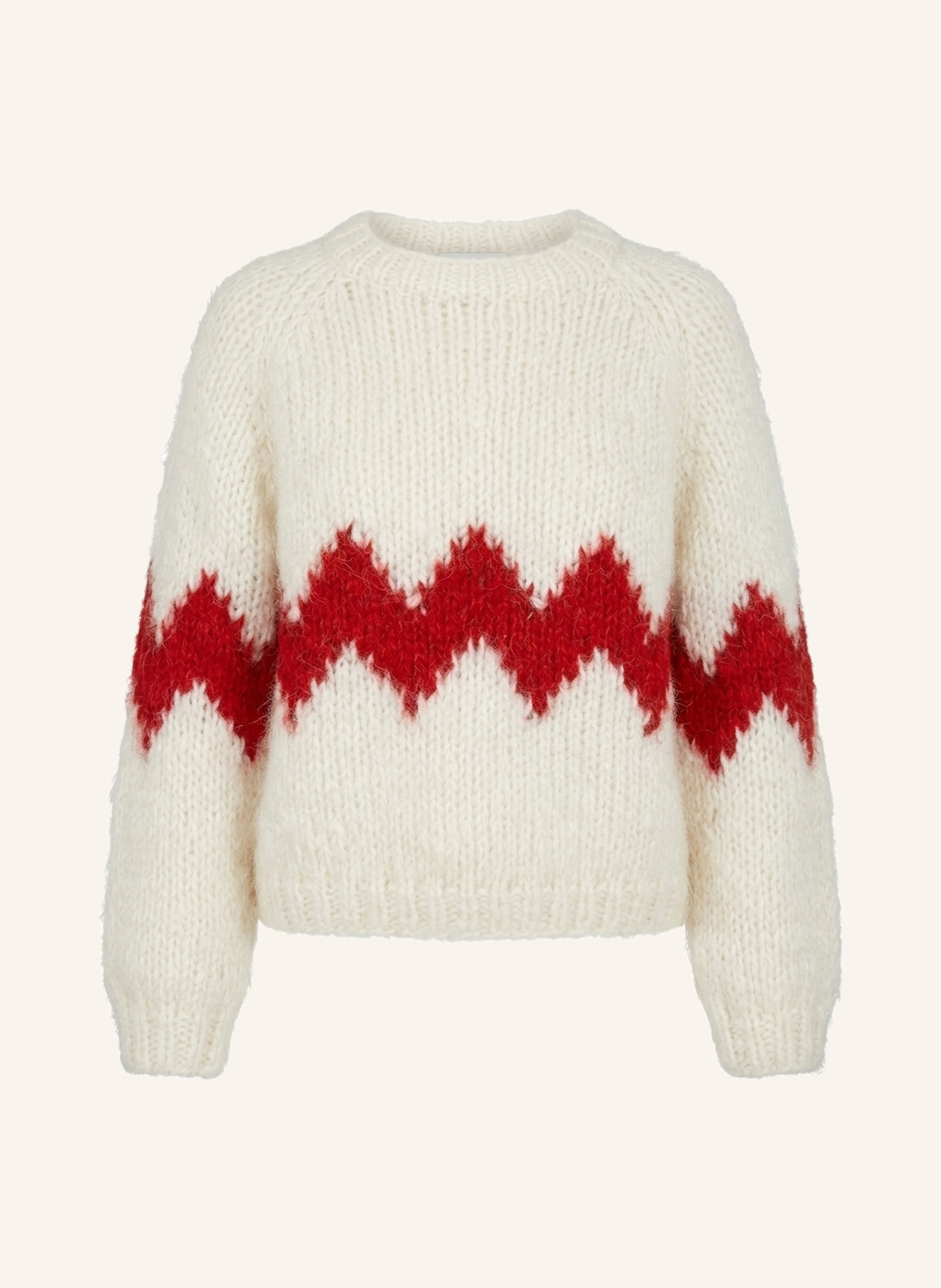 DOUIE Pullover ZIGZAG mit Mohair