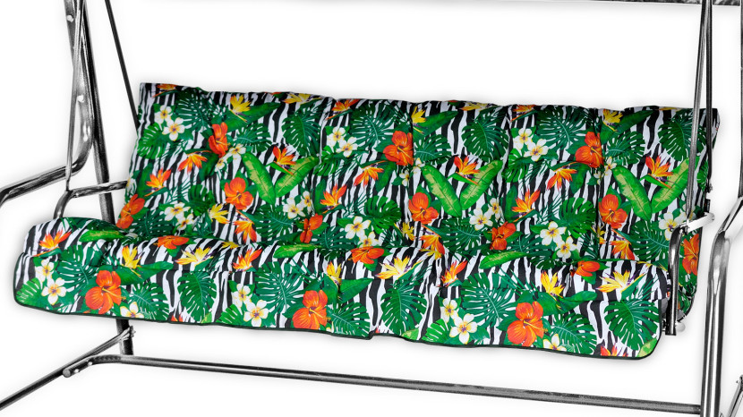 Poduszki na huśtawkę ogrodową FLORA 150 cm 363