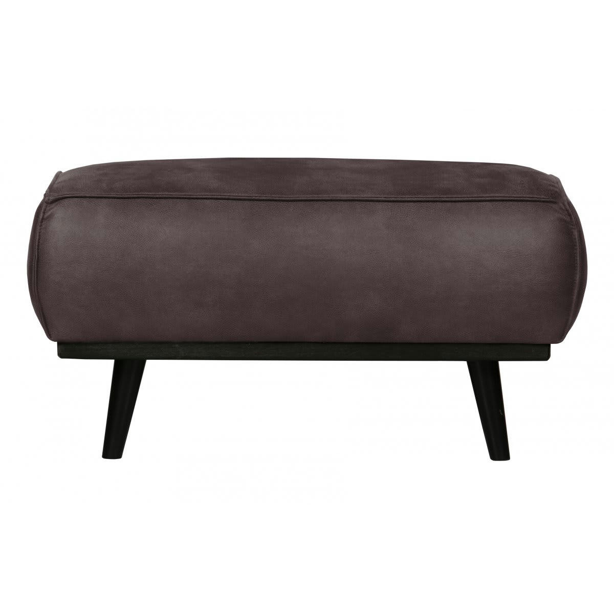 STATEMENT - Repose-pieds moderne en simili gris foncé