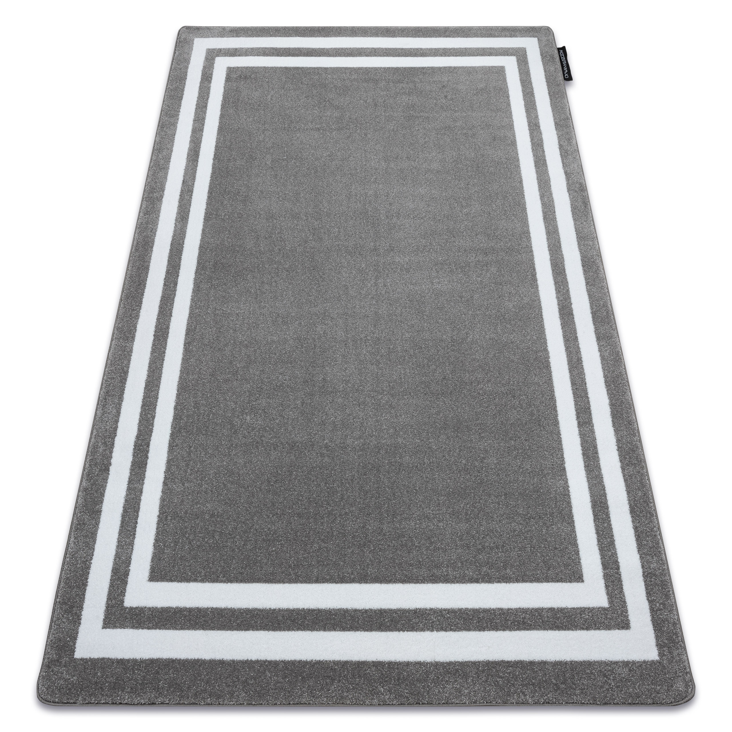 Dywan HAMPTON Ramka szary 120x170 cm