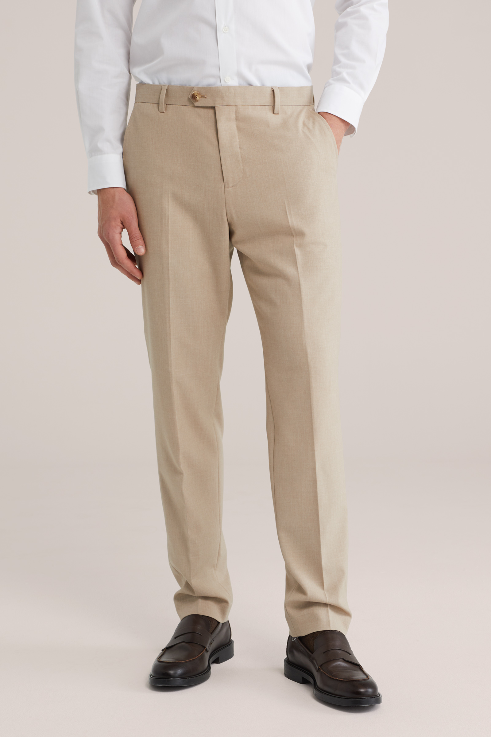 Heren slim fit pantalon - THE FLEX SUIT