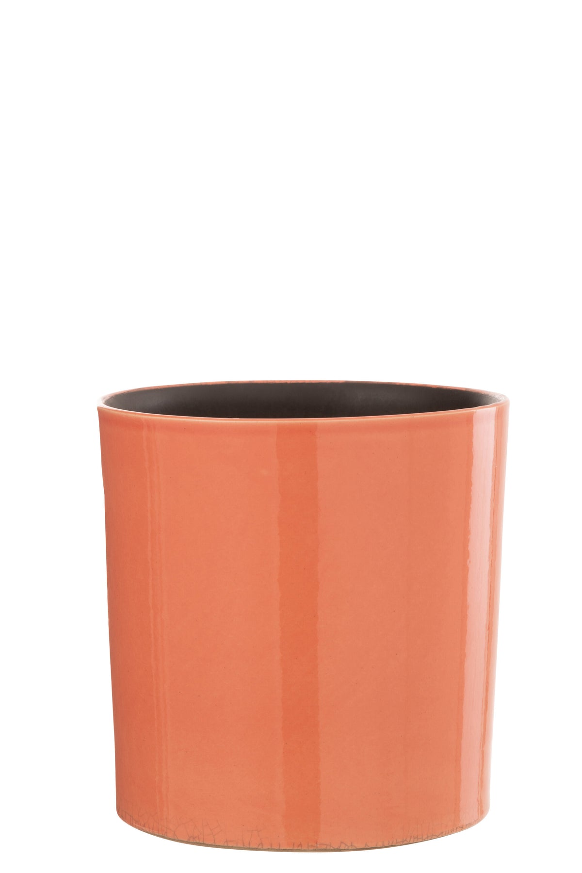 J-Line bloempot Flek - keramiek - roze - medium - Ø 21 cm