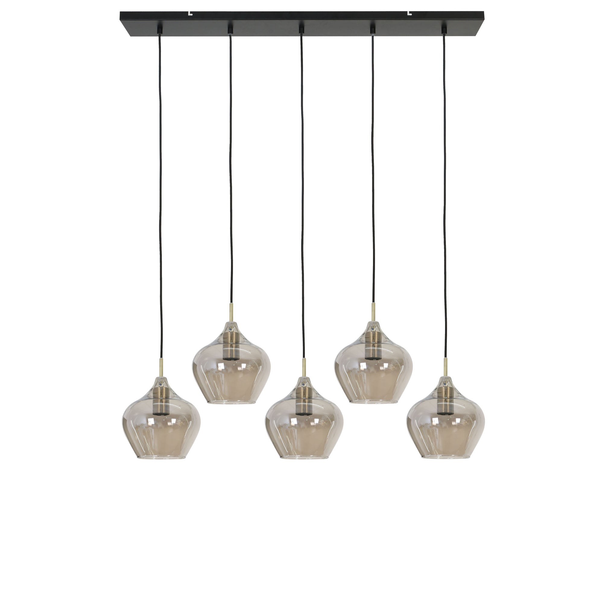Light & Living hanglamp Rakel - brons - 104x20x120cm