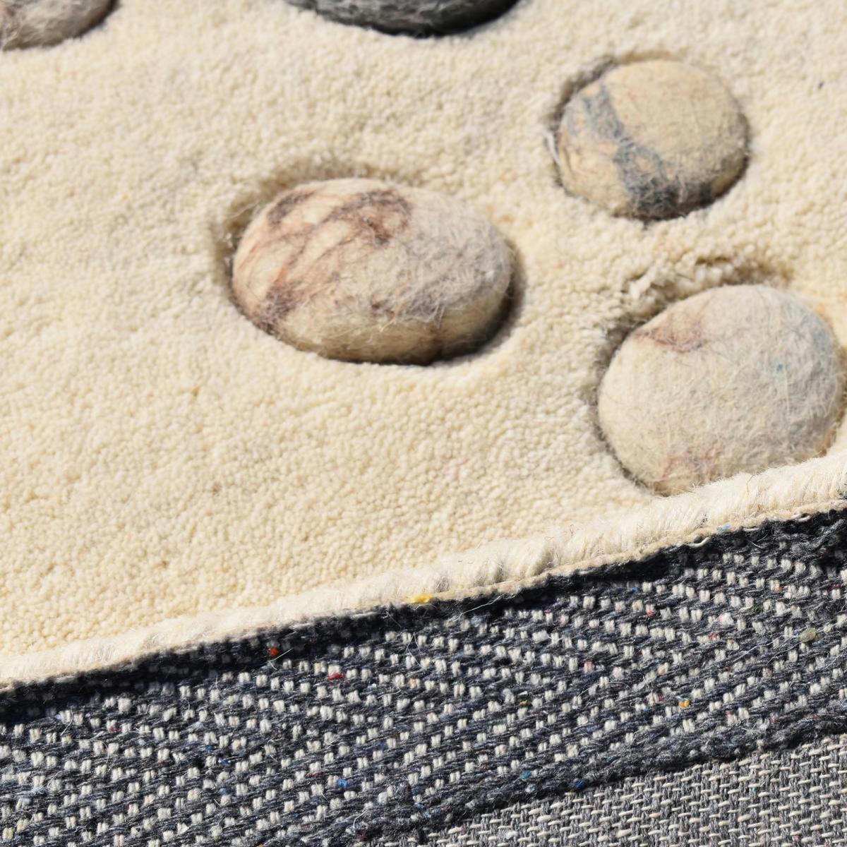 NOSTRAL - Tapis salon beige 240x340