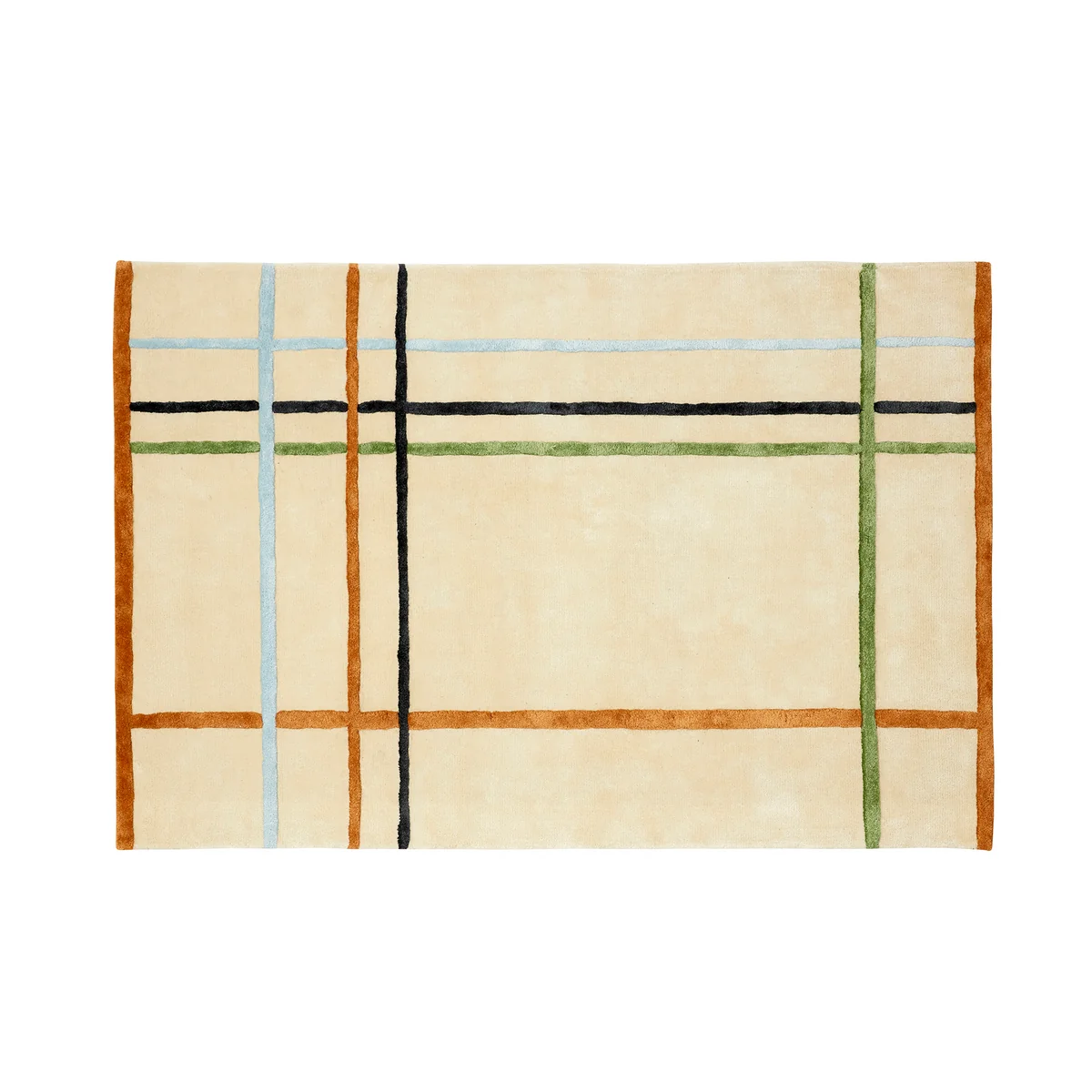 Hübsch Interior - Teppich gemustert 120 x 180 cm, bunt