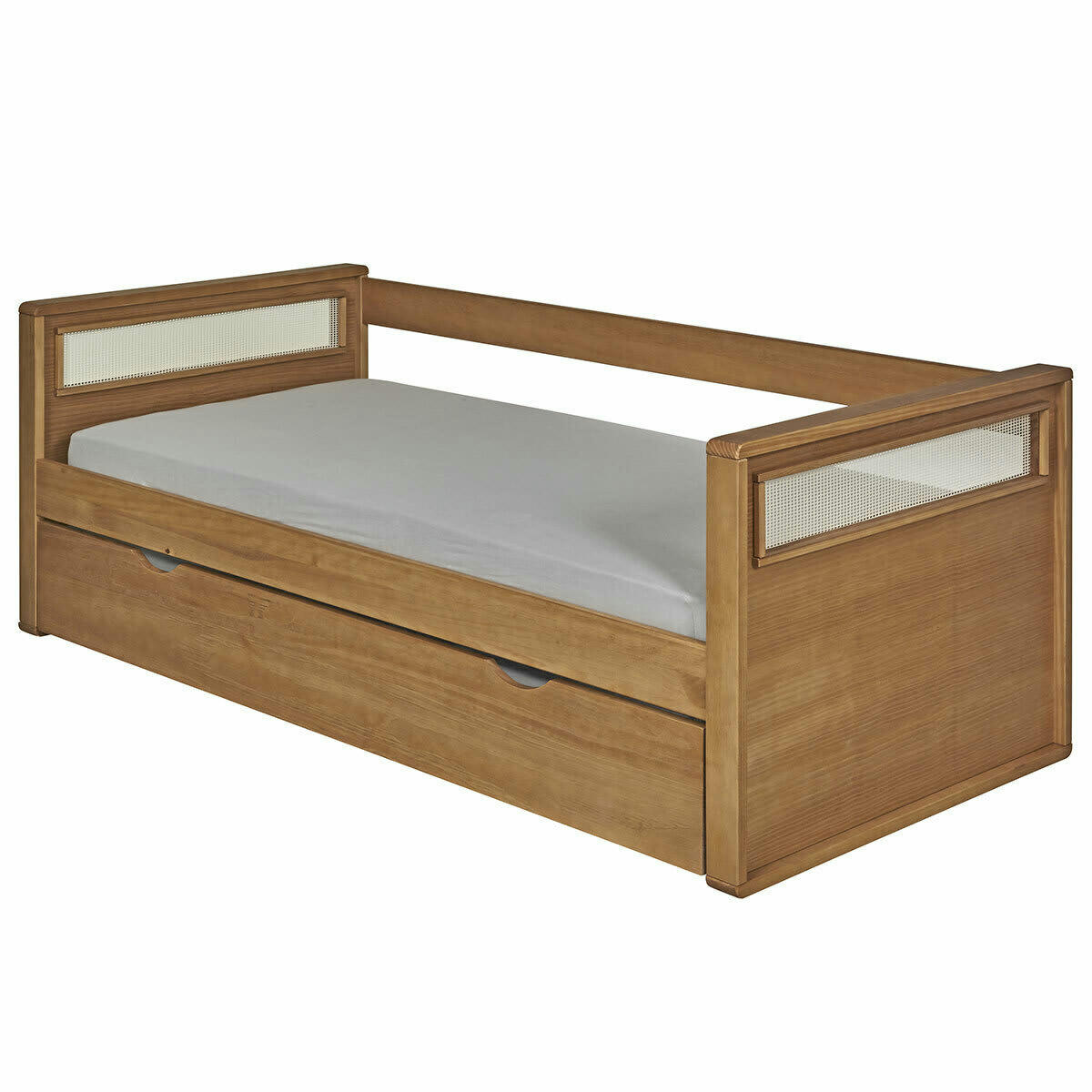 COBI - Lit banquette gigogne 90x190 cm bois massif bois
