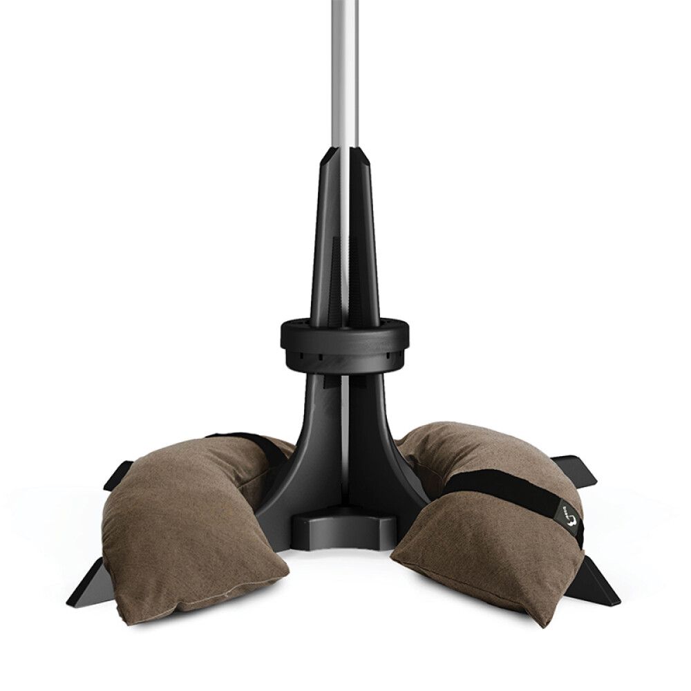 PARASOLLFOT BASER 30 KG MØRKEBRUN