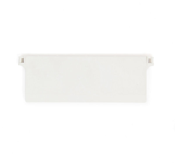 Lot de 10 plaques de lestage pour Stores Californiens 127mm - Blanc