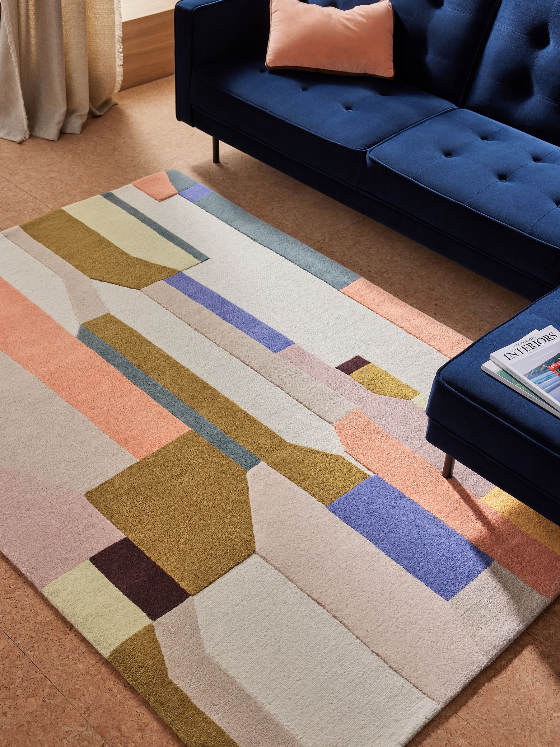 Alonzo Wool Tufted Rug in Multi