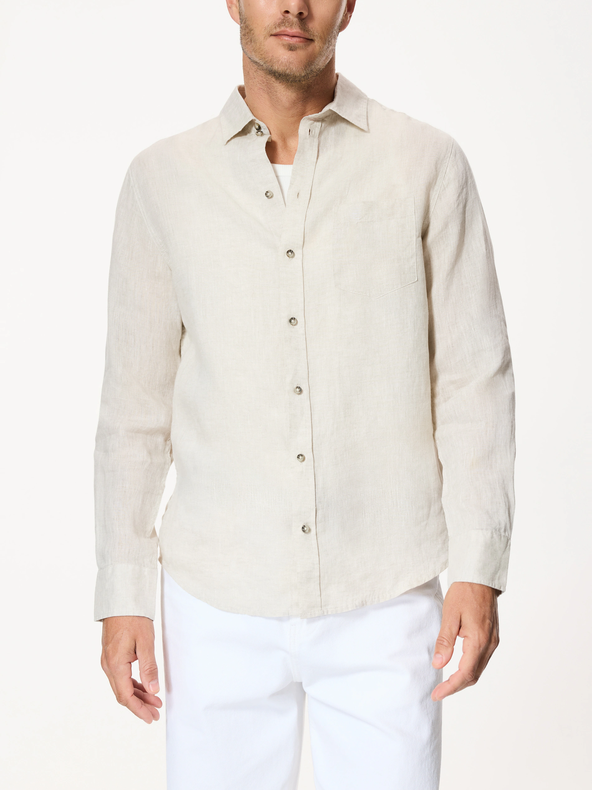 Lniana koszula regular fit