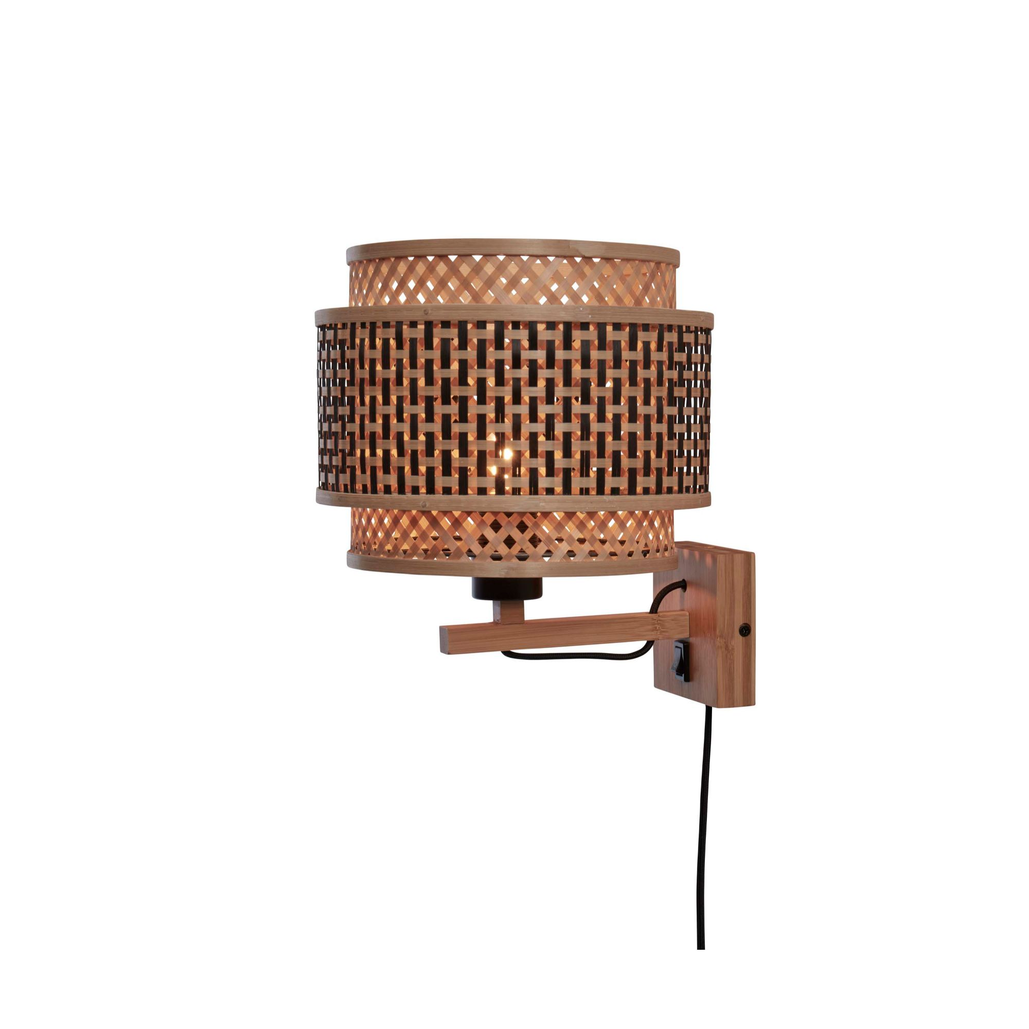 GOOD&MOJO wandlamp Bhutan - bruin - 25x29x25cm