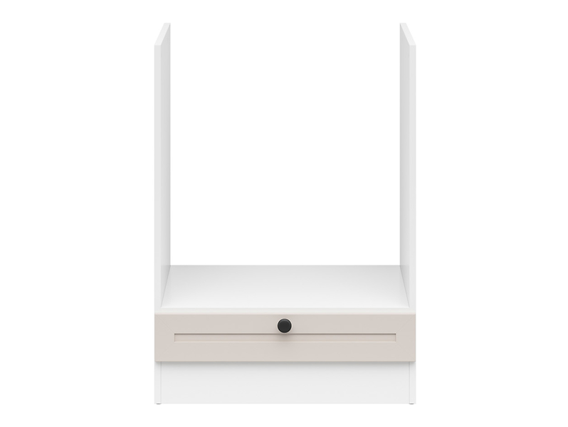 Szafka kuchenna pod zabudowę piekarnika Junona Line 60 cm biały/uni kaszmir