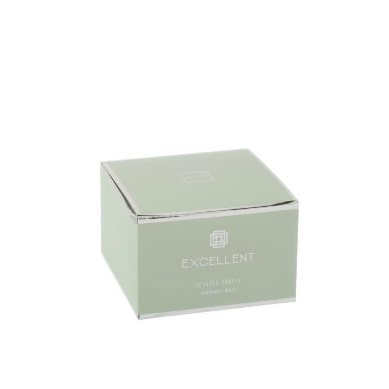 EXCELLENT - Bougie parfumée verre menthe 50h