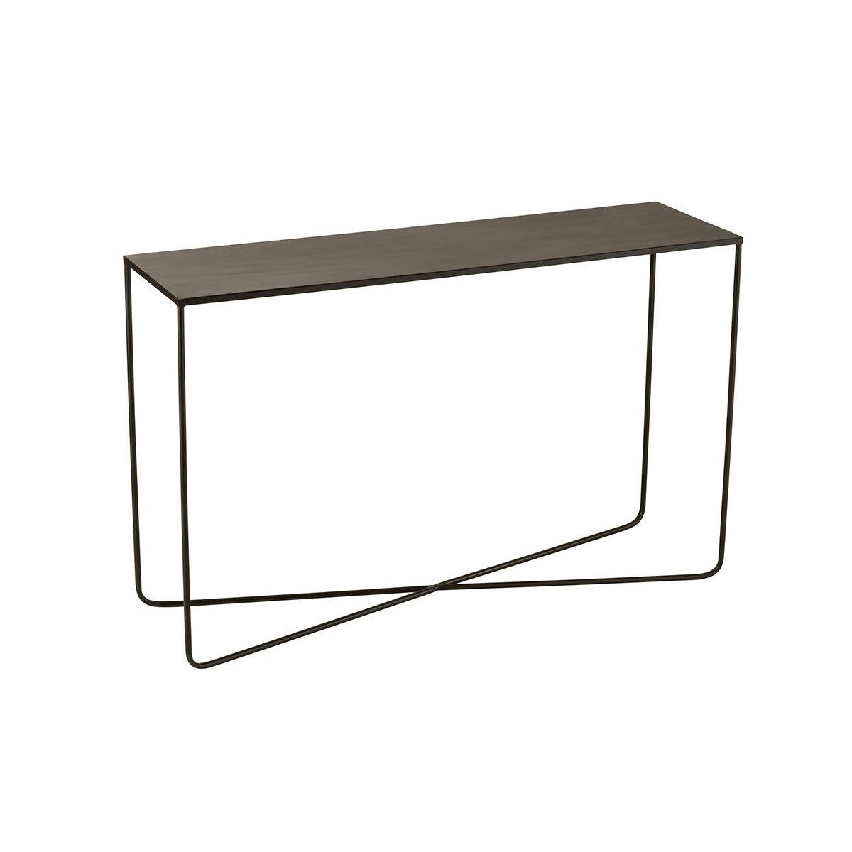 KOLKA - Console design en métal noir