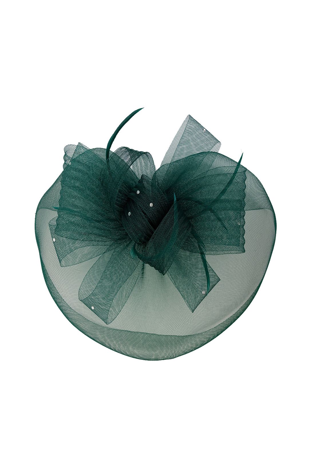 Vellin Elegant Mesh Fascinator Hat with Bow Detail for Weddings & Race Day
