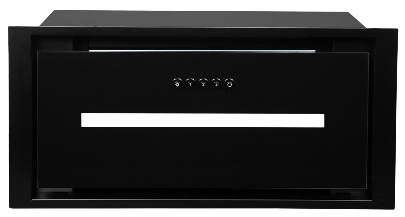 Okap szafkowy Maan Helios 60 cm Push Button Czarny