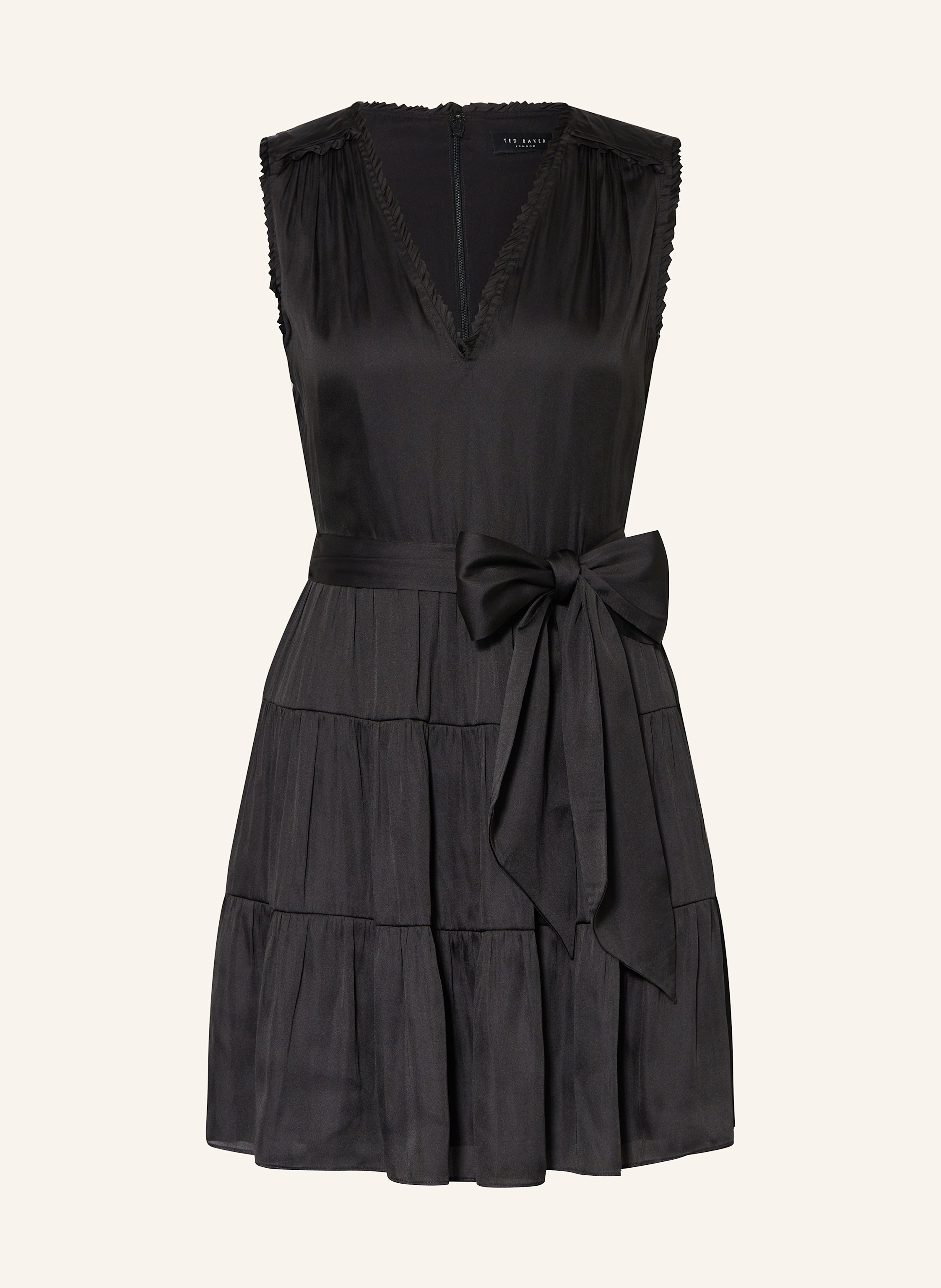 TED BAKER Satinkleid OTIANA mit Rüschen