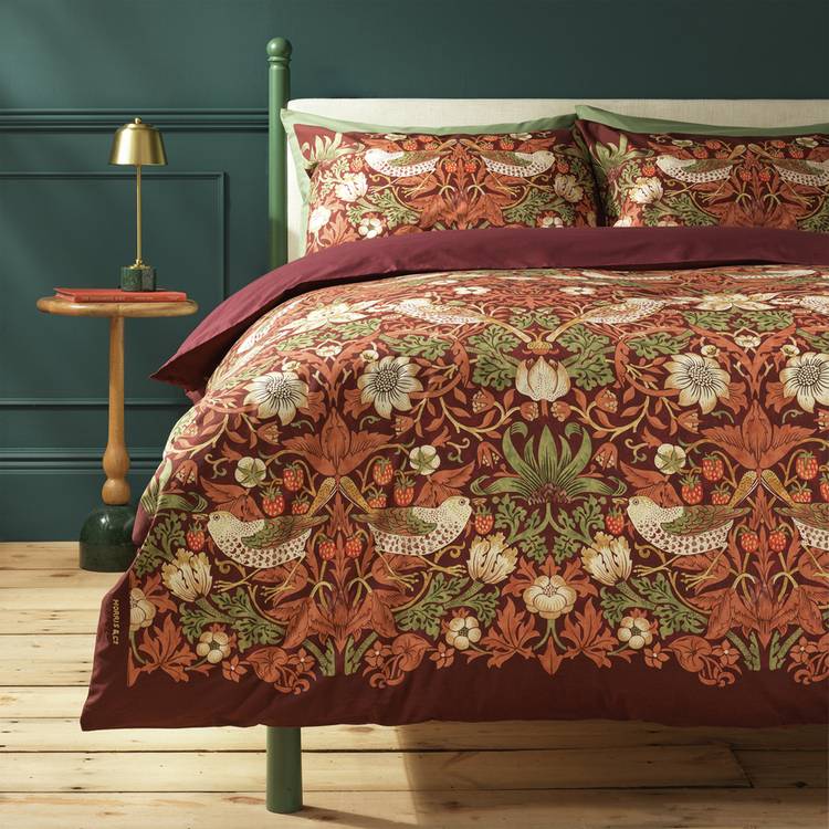 Habitat x Morris & Co. Strawberry Thief Bedding Set - Single