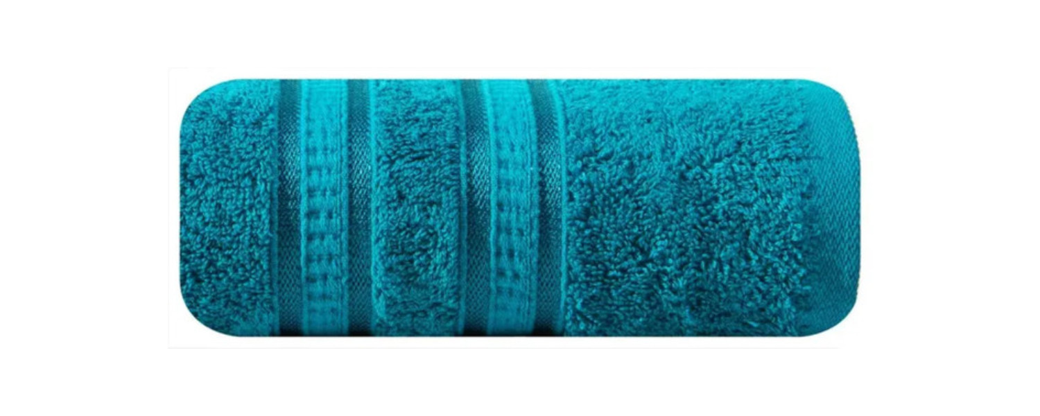 Ręcznik Mila 50x90 turkusowy bambusowy frotta 500g/m2