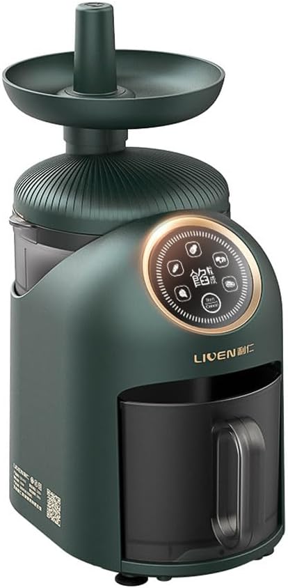 Electric Food Processor, Meat Grinder  Vegetable Chopper with Visual Cup and 5 Speeds, 304 Stainless Steel S-shaped Blade, 350W, Green