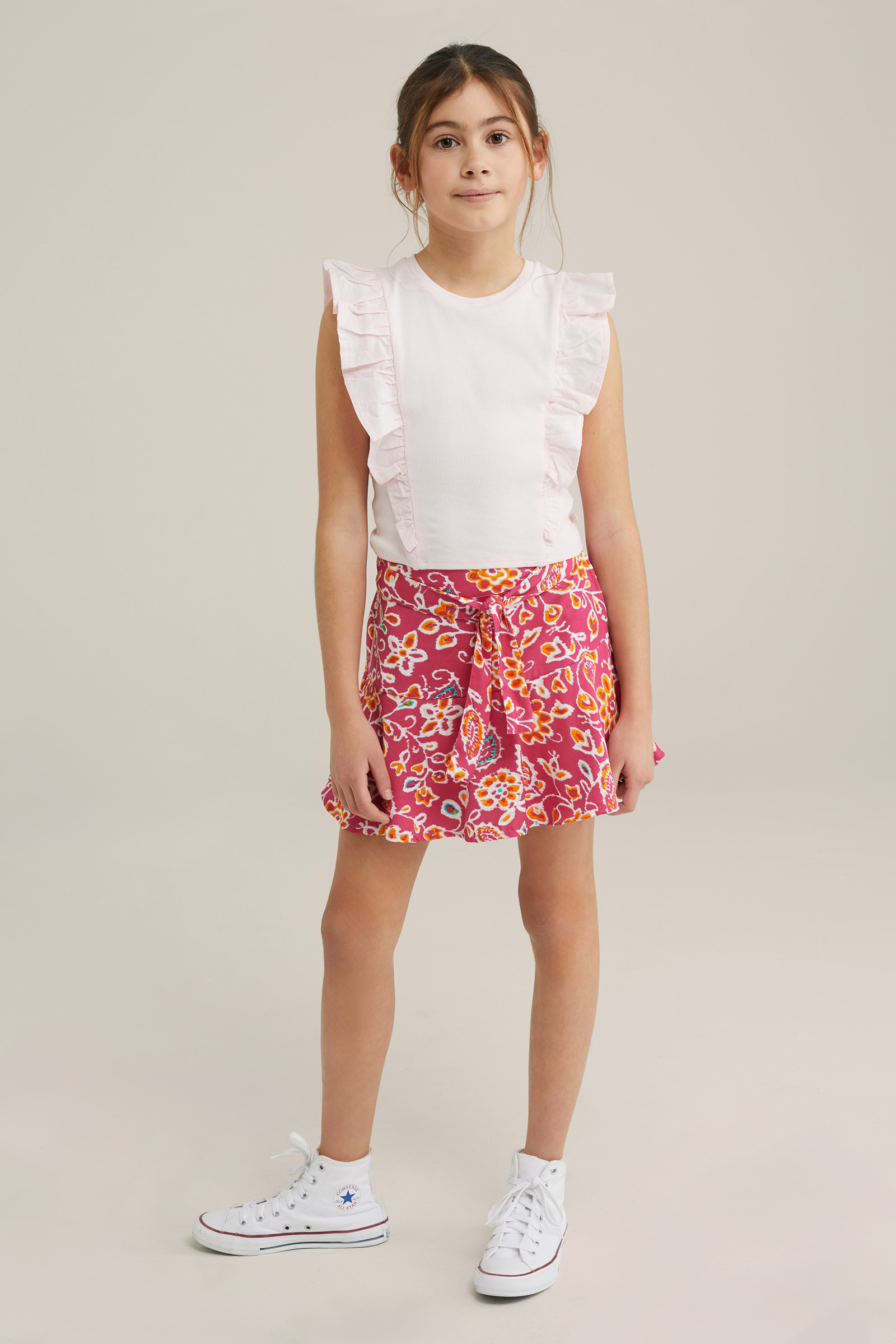 Meisjes skort met print