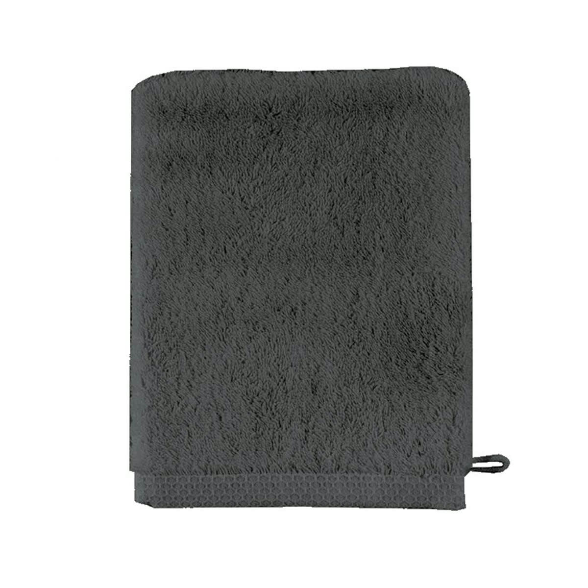 AQUA - Gant de toilette en coton ardoise 16x21