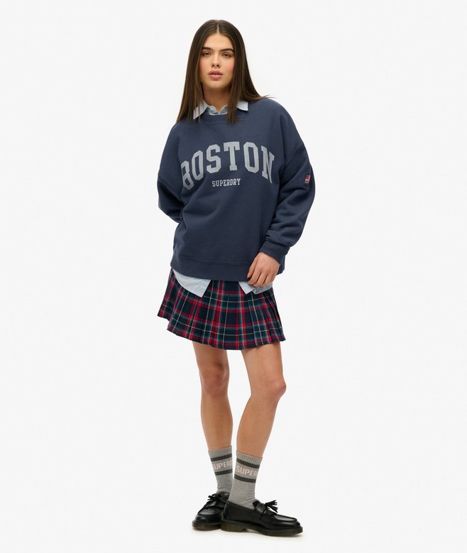 Athletic Essentials Oversized Crew Sweatshirt